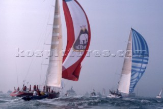 Cote dOr during the Whitbread Round the World Race 1986 (now known as the Volvo Ocean Race)