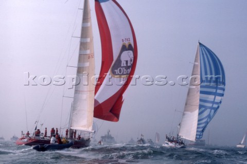 Cote dOr during the Whitbread Round the World Race 1986 now known as the Volvo Ocean Race