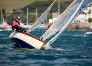 Salcombe Yawl racing at the Salcombe Regatta Week 2011, Devon, UK