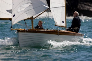 Salcombe Yawl racing at the Salcombe Regatta Week 2011, Devon, UK