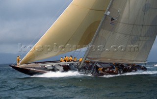 J Class Velsheda at the Americas Cup Jubilee 2001