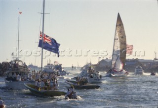 1987 Americas Cup in Fremantle, Australia.