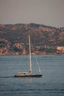 Superyacht in Sardinia, Italy
