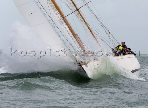 Stormy Weather owned by Christopher Spray racing in the Royal Yacht Squadron Bicentenary Regatta 201