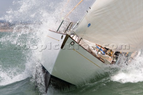 Stormy Weather owned by Christopher Spray racing in the Royal Yacht Squadron Bicentenary Regatta 201