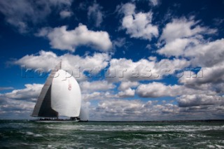 J Class racing at the RYS Bicentenary 2015 in Cowes, Isle of Wight