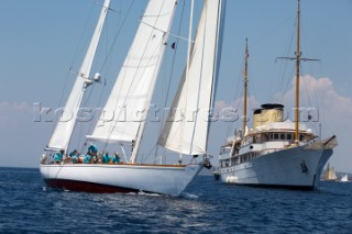 2016 Spetses Classic Yacht Regatta. Baccara