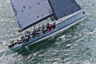 Race Start. Alegre, Sail n: GBR6880R, Class: IRC Z, Division: IRC, Owner: Andres Soriano, Type: Mills 68.  Rolex Fastnet Race 2011.