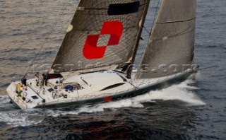 ICAP Leopard, Sail n: GBR1R, Class: IRC CK, Division: IRC, Owner: Mike Slade, Type: Farr 100. Rolex Fastnet Race 2011
