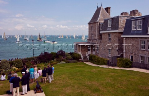 Royal Yacht Squadron yacht club in Cowes