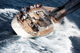 Porto Cervo, 09/06/10  LORO PIANA Super Yacht Regatta  Dark Shadow, Builder: Wally