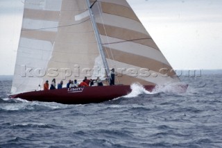Americas Cup 1983 Newport  (USA)   Liberty skippered by Dennis Conner