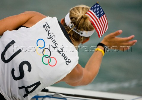 Qingdao  19082008  OLYMPIC GAMES 2008  GOLD MEDAL  Laser Radial  USA  Anna Tunnicliffe