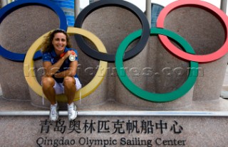 Qingdao, China, 22/08/2008  Qingdao 2008 OLYMPICS  SILVER MEDAL  Windsurfer Womens - Italy - Alessandra Sensini