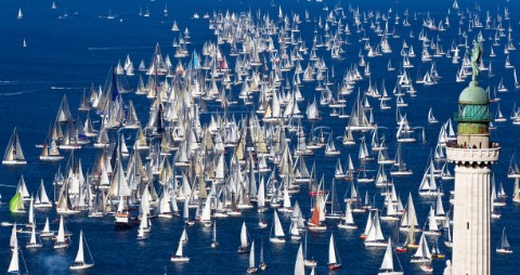 Trieste 10102010  Barcolana 2010  Race Start  the worlds largest yacht race