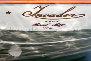 The classic sailing yacht Invader sailing