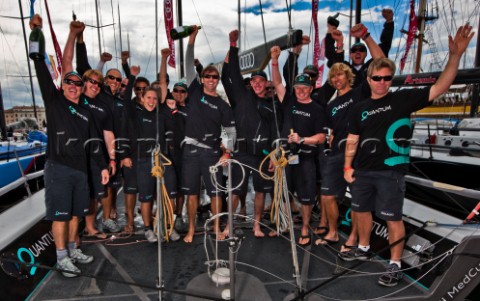 Day 5  TP52 Docking Ceremony Quantum Racing winner of the Marseille Trophy