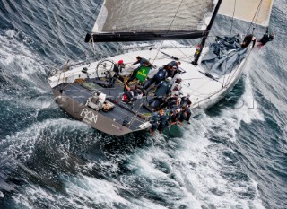 RAN, Sail n: GBR 7236R, Owner: Niklas Zennstrom, State: U.K, Division: IRC, Design: Jv 72  Rolex Sydney Hobart Yacht Race  Start