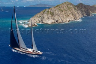 Virgin Gorda, 15/03/12  Loro Piana Caribbean Superyacht Regatta & Rendezvous 2012  Race Day 1:  MARIE