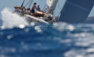Virgin Gorda, 16/03/12  Loro Piana Caribbean Superyacht Regatta & Rendezvous 2012  Race Day 2: HANUMAN