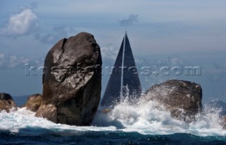 Virgin Gorda, 16/03/12  Loro Piana Caribbean Superyacht Regatta & Rendezvous 2012  Race Day 2: INDIO