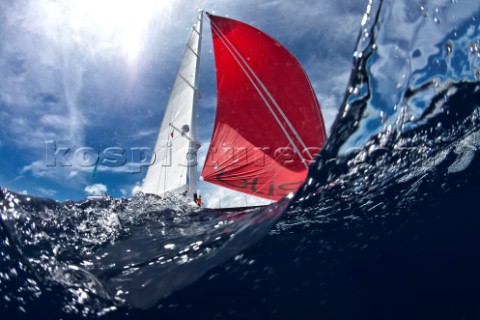 Virgin Gorda 170312  Loro Piana Caribbean Superyacht Regatta  Rendezvous 2012  RACE DAY 3 BLISS