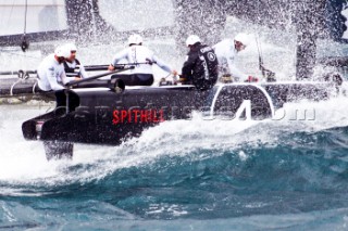 Naples (Italy), 11/04/2012  Americas Cup World Series Naples 2012  AC45 Oracle Racing on Day 1