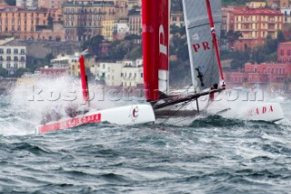 Naples (Italy), 11/04/2012  Americas Cup World Series Naples 2012  AC45 Luna Rossa on Day 1