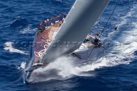 MAGIC CARPET CUBED Sail n GBR1001R Owner SIR LINDSAY OWEN JONES Lenght 3048 Model Wally100