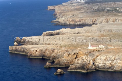 Aerial View of Menorca Faro de Cavalleria