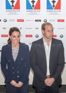 Prizegiving William and Kate,  Duke and Duchess of Cambridge