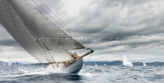 2015 Les Voiles de St Tropez. THE LADY ANNE, Sail n: D10, Class: 15MJI, Type/Year: 15 M JI AURIQUE/1905, Designer: WILLIAM FIFE