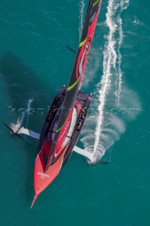 20/12/20 - Auckland (NZL)36th Americaâ€™s Cup presented by PradaRace DayEmirates Team New Zealand
