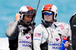 11/01/21 - Auckland (NZL)36th Americaâ€™s Cup presented by PradaPRADA Cup 2021 - Training Day 1New York Yacht Club American MagicDean Barker and Terry Hutchinson