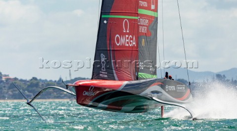 110121  Auckland NZL36th Americas Cup presented by PradaPRADA Cup 2021  Training day 1Emirates Team 