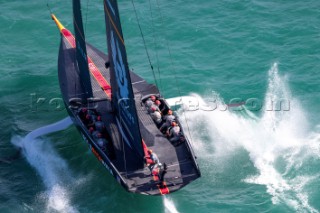 11/01/21 - Auckland (NZL)36th Americaâ€™s Cup presented by PradaPRADA Cup 2021 - Training Day 1Ineos Team UK