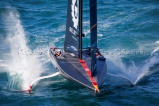 12/01/21 - Auckland (NZL)36th Americaâ€™s Cup presented by PradaPRADA Cup 2021 - Training Day 2Ineos Team UK