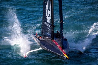12/01/21 - Auckland (NZL)36th Americaâ€™s Cup presented by PradaPRADA Cup 2021 - Training Day 2Ineos Team UK