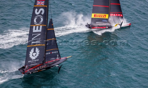 230121  Auckland NZL36th Americas Cup presented by PradaPRADA Cup 2021  Round Robin 3Ineos Team UK L