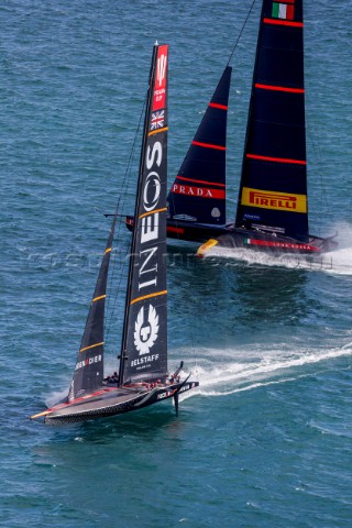 230121  Auckland NZL36th Americas Cup presented by PradaPRADA Cup 2021  Round Robin 3Ineos Team UK L