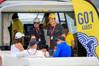29/01/21 - Auckland (NZL)36th Americaâ€™s Cup presented by PradaPRADA Cup 2021 - Semi Final Day 1Richie McCaw, Spectator Boat