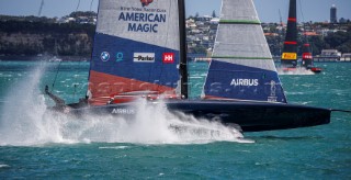 29/01/21 - Auckland (NZL)36th Americaâ€™s Cup presented by PradaPRADA Cup 2021 - Semi Final Day 1New York Yacht Club American Magic, Luna Rossa Prada Pirelli Team