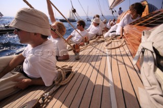 Les Voiles de Saint-Tropez 2011 - onboard Mariquita during Club 55 Challenge Day