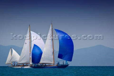 Porto Santo Stefano Grosseto Italy 15 June 2012Panerai Classic Yacht Challenge  Argentario Sailing W