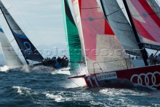 Race three on Day one of the Trophy of Sardinia, Audi MedCup 2010. 21/9/2010