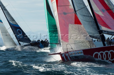 Race three on Day one of the Trophy of Sardinia Audi MedCup 2010 2192010