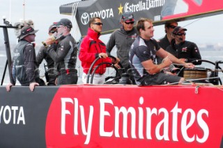Michael Schumacher onboard Team New Zealand