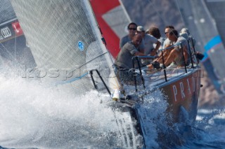 Luna Rossa (ITA), the Coastal race. Trofeo Caja Mediterraneo Region de Murcia, Audi medCup regatta. 28/8/2010