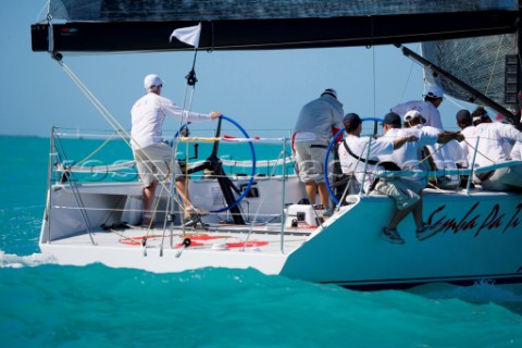 KEY WEST FLORIDA  January 16th 2007 TP52 Samba Pa ti owned by John Kilroy during racing on Day 2 of 