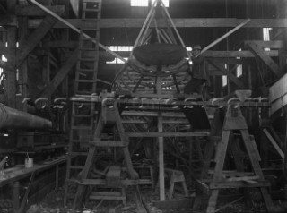 The building shed at Camper & Nicholsons in Gosport in 1930